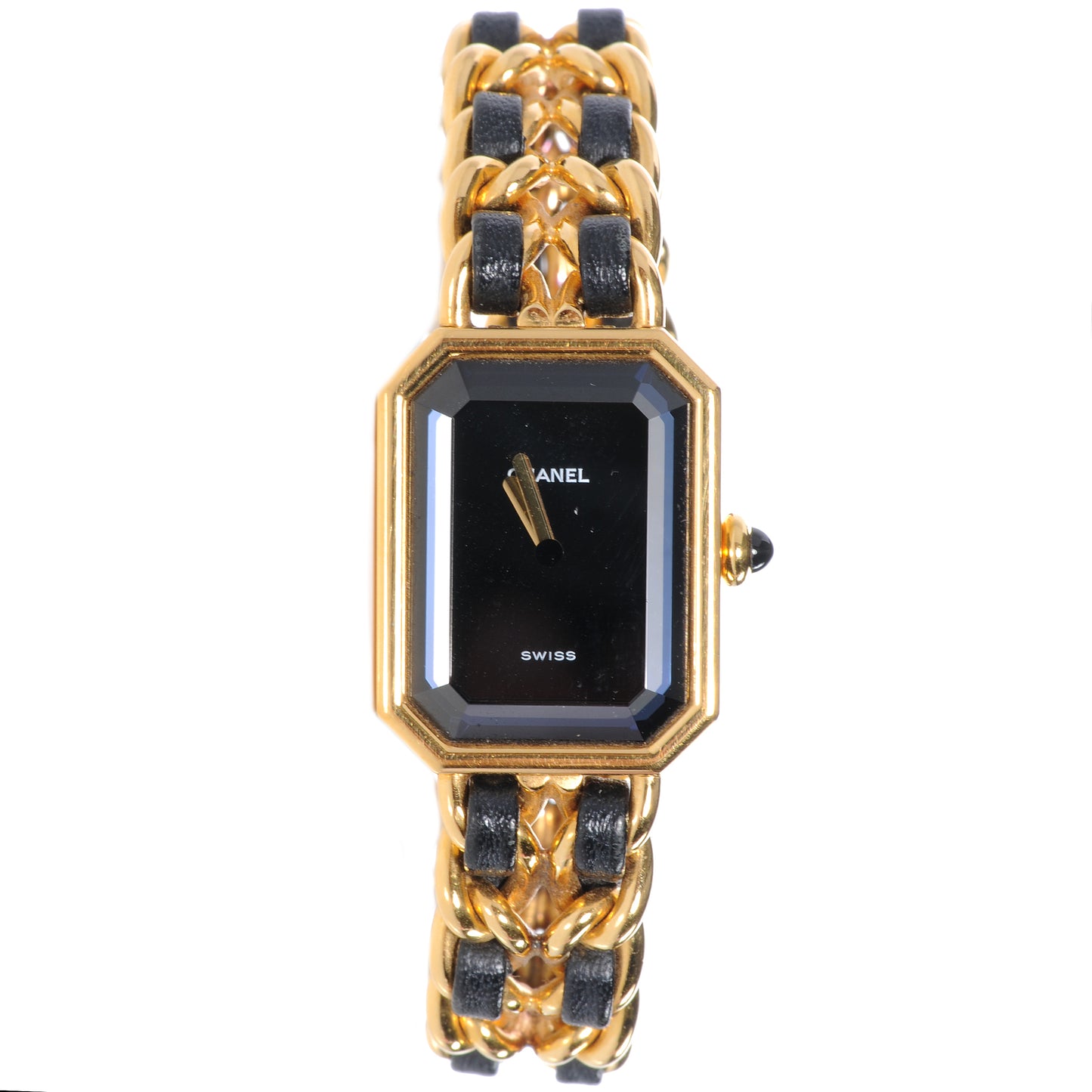Stainless Steel Lambskin 20mm Chain Premiere Quartz Watch Gold M