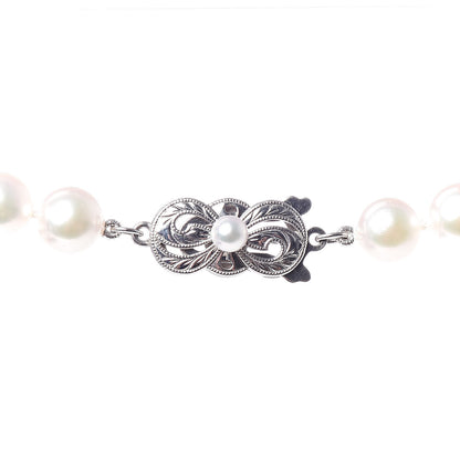 Mikimoto 18K White Gold Diamond 7-11mm Akoya Pearl Black South Sea Pearl Fusion Necklace 5 of 7