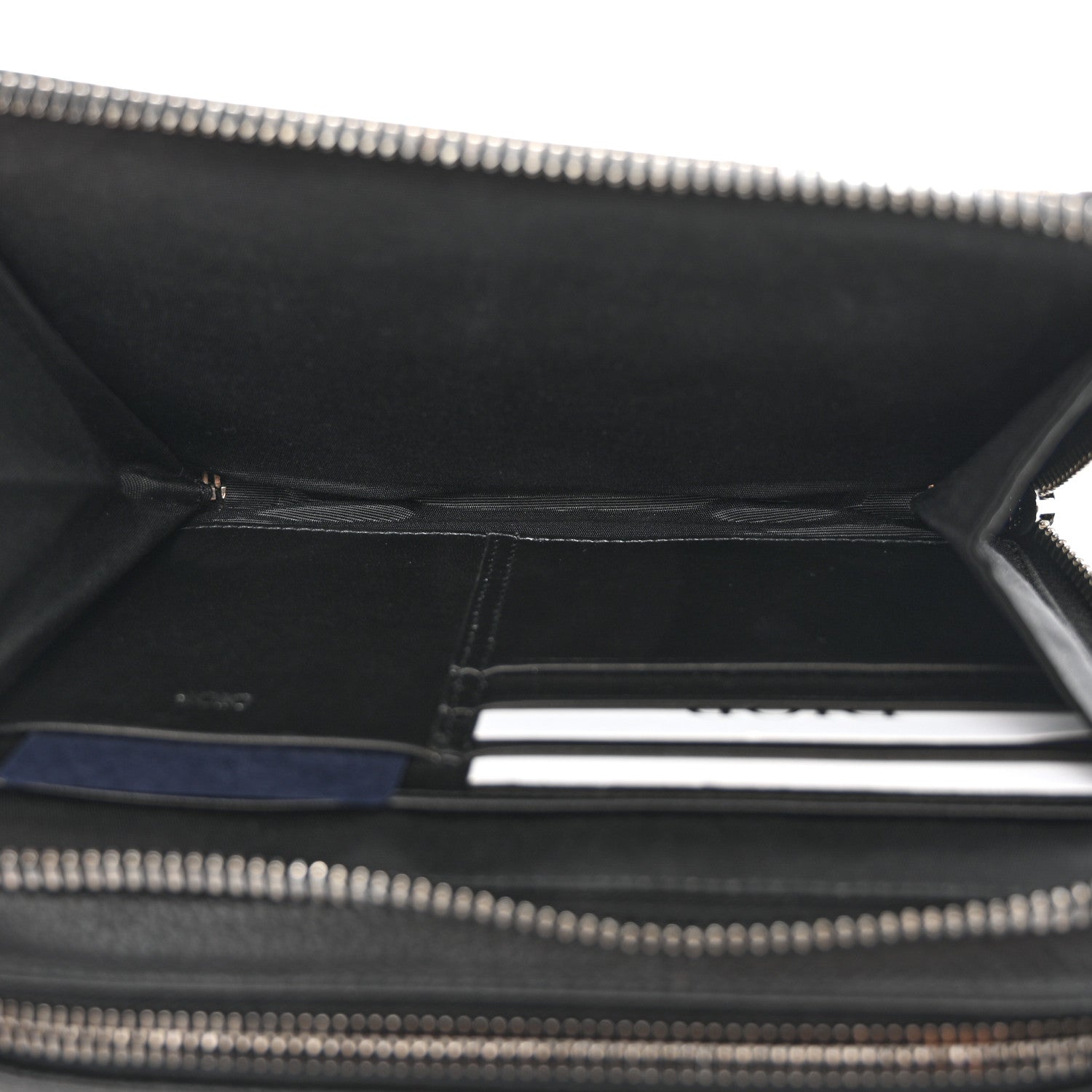 Christian Dior Oblique Pouch Navy Blue 6 of 11