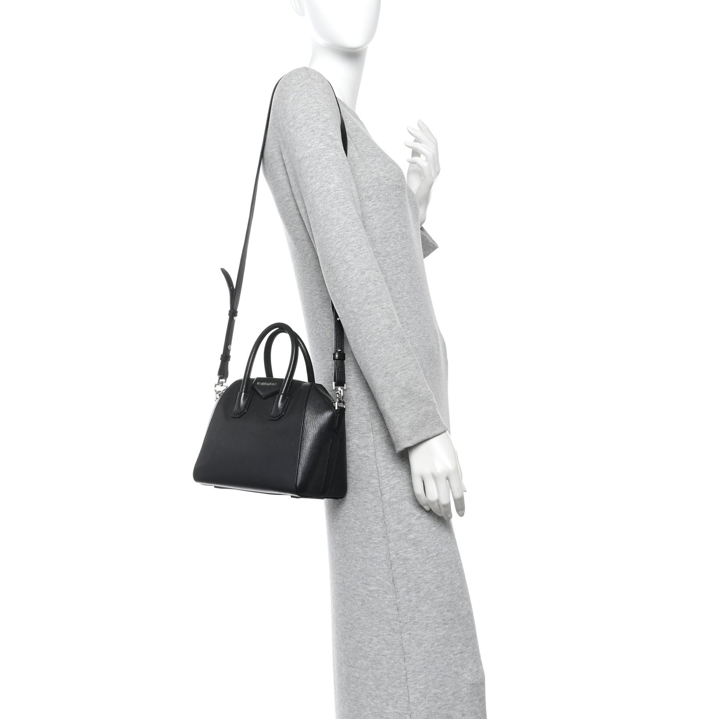 Sugar Goatskin Mini Antigona Black