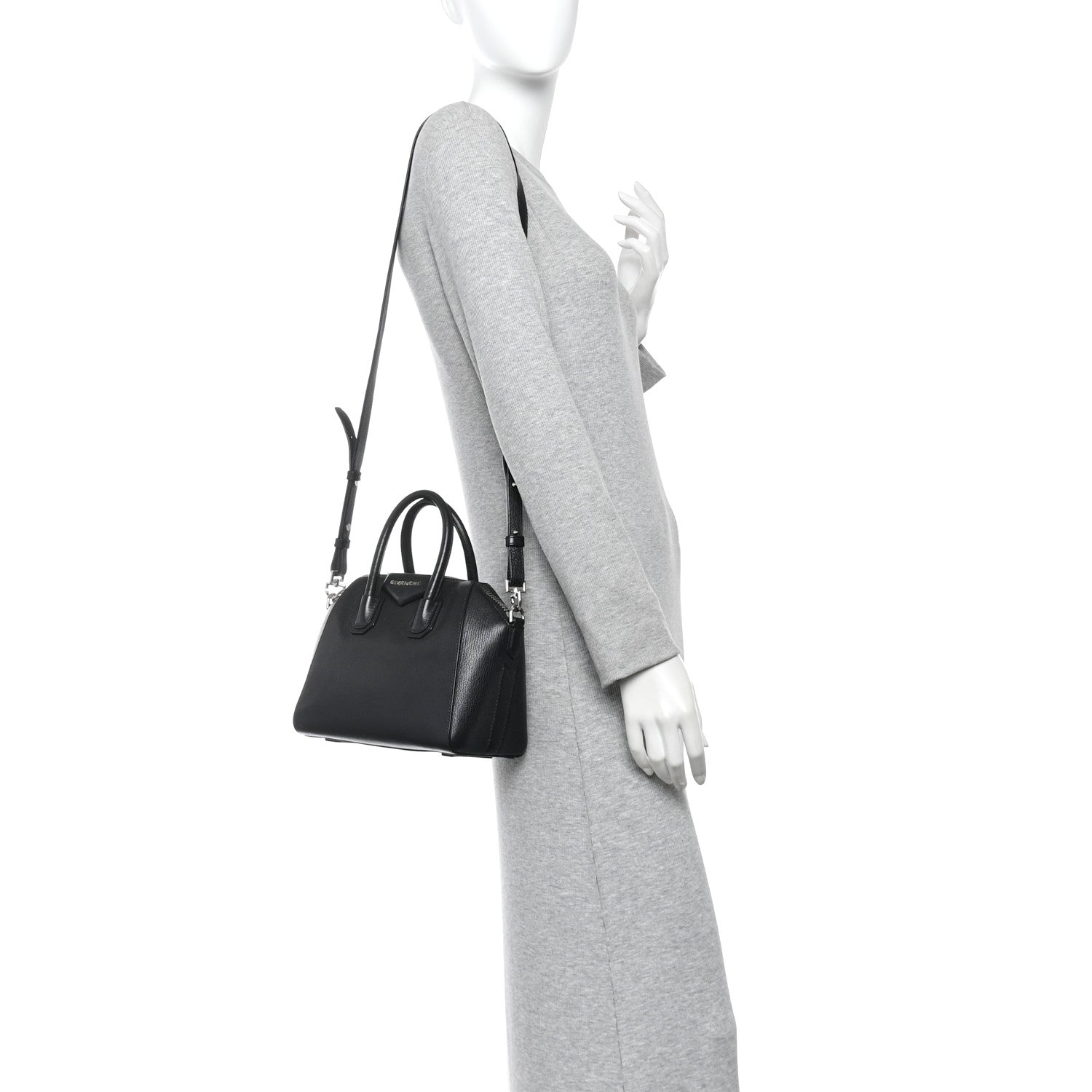 Givenchy Sugar Goatskin Mini Antigona Black 2 of 16