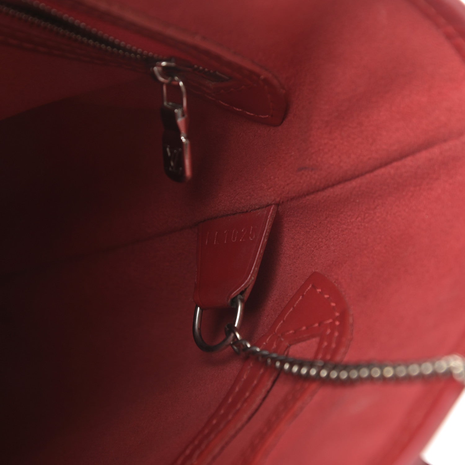 Louis Vuitton Epi Petit Bucket 23 Rouge 9 of 22