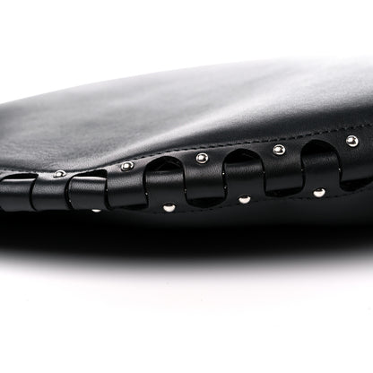 Alaia Lambskin Studded Large Demi Lune Bag Black 7 of 11