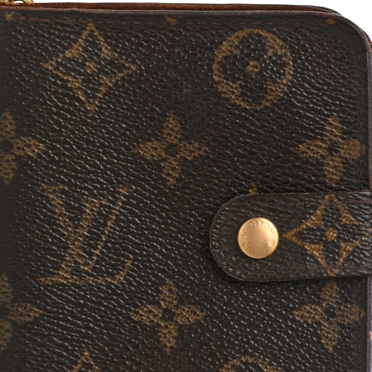 Monogram Compact Zippe Zipped Wallet
