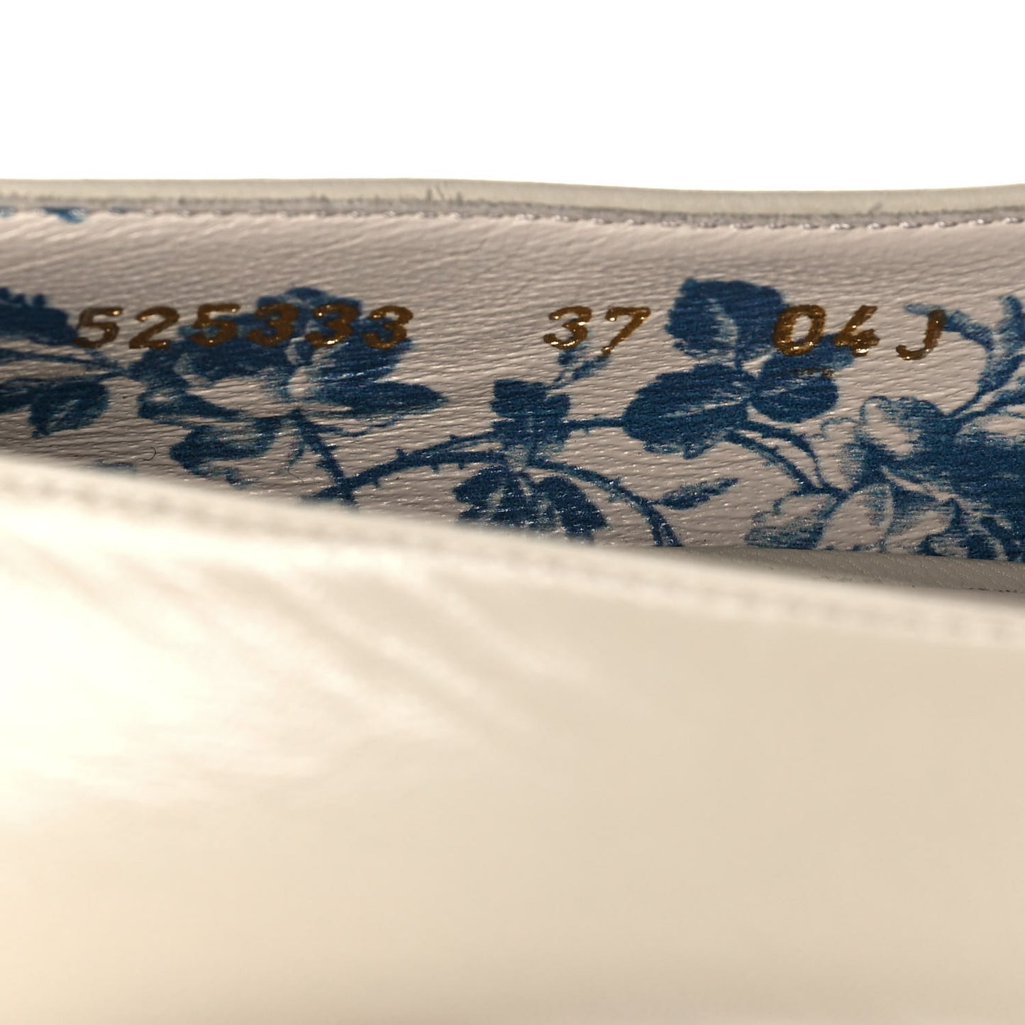 Malaga Kid GG Victoire 55mm Loafer Pumps 37 Vintage White