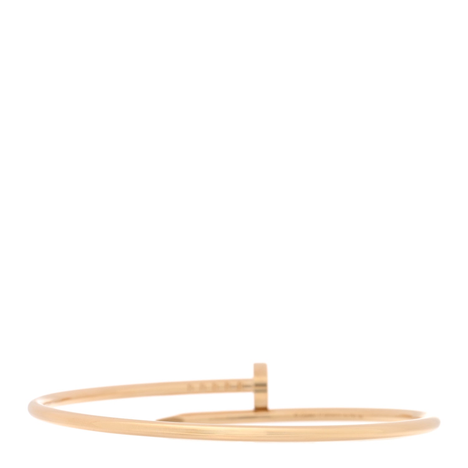 Cartier 18K Yellow Gold Small Juste Un Clou Bracelet 17 2 of 5