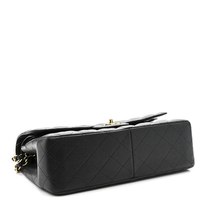 Chanel Caviar Quilted Jumbo Double Flap Black 4 of 11