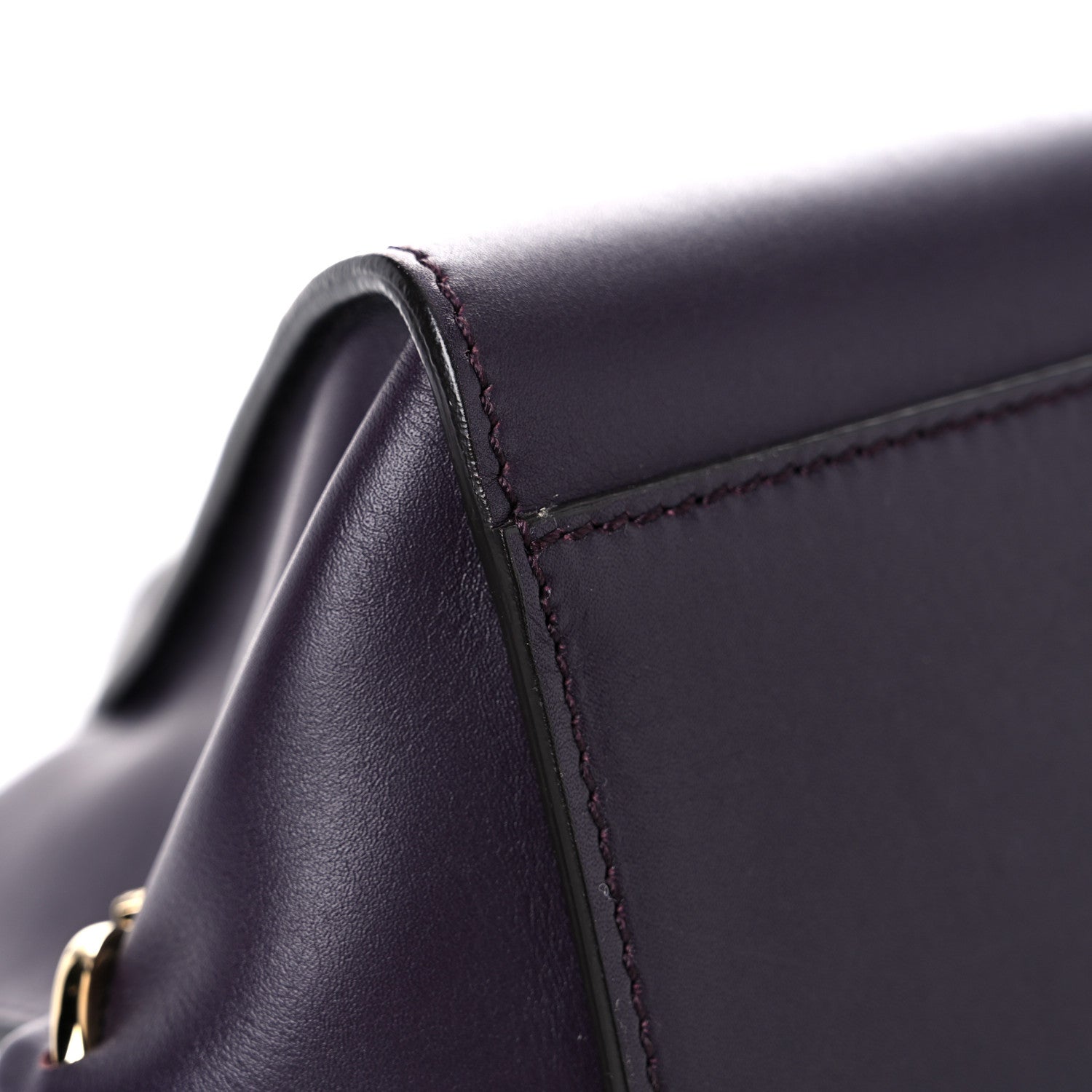 Salvatore Ferragamo Calfskin Sofia Shoulder Bag Purple 8 of 16