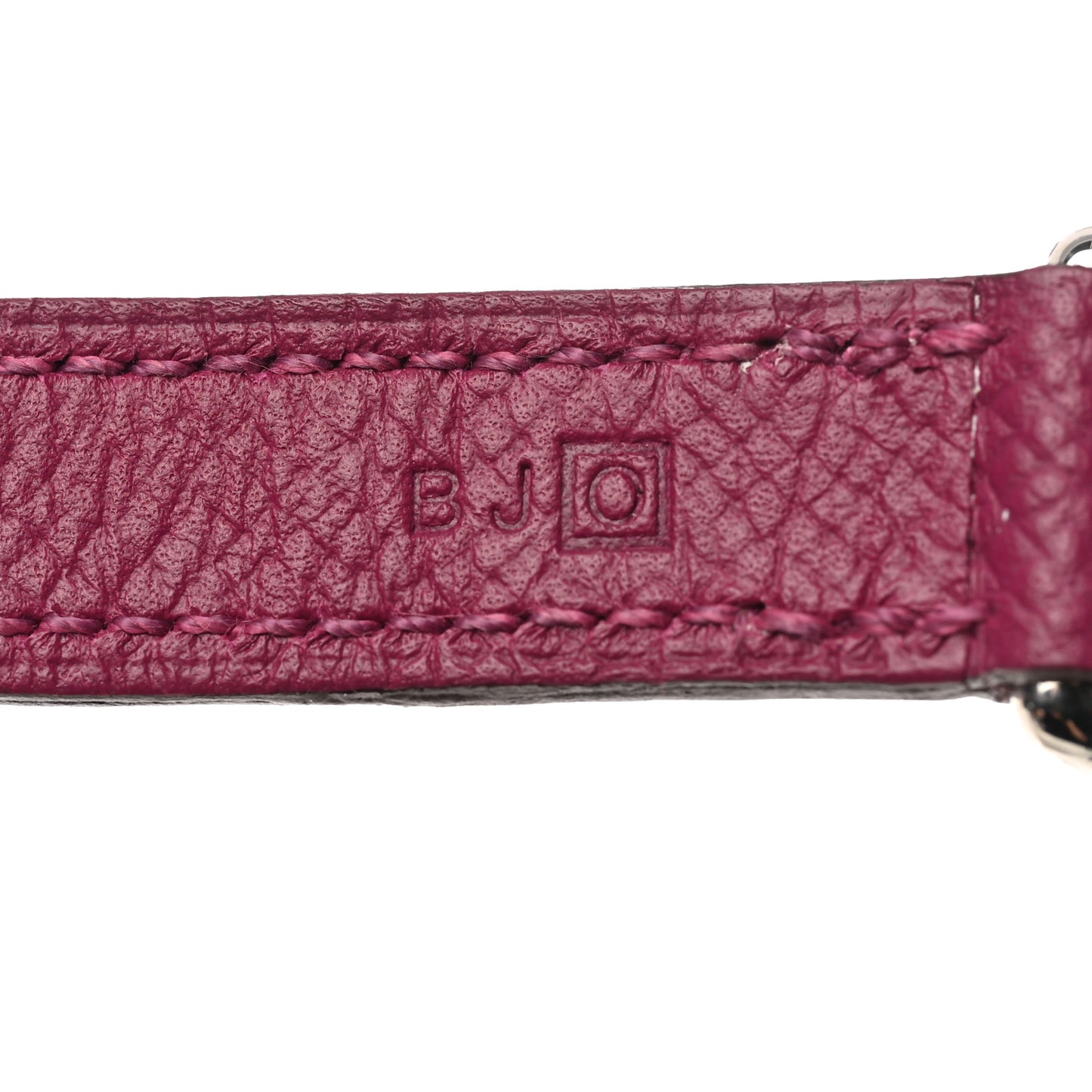 Epsom Baby Pavane Double Tour Bracelet Magenta
