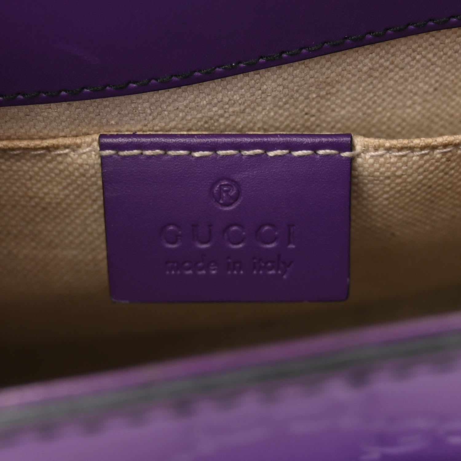 Gucci Guccissima Small Emily Chain Shoulder Bag Purple 6 of 11