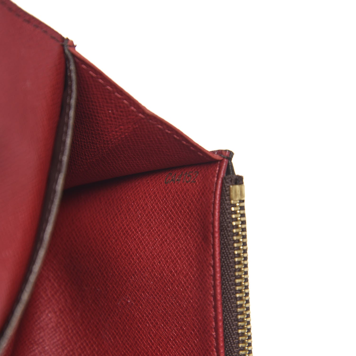Louis Vuitton Monogram Emilie Wallet Red 7 of 10