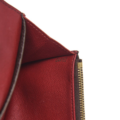 Louis Vuitton Monogram Emilie Wallet Red 7 of 10