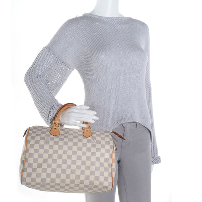 Louis Vuitton Damier Azur Speedy 30 2 of 7