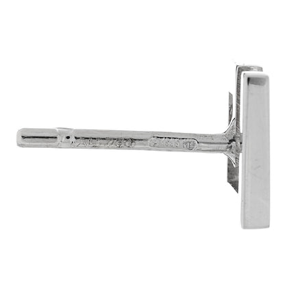 Gucci 18K White Gold G Square Stud Earrings 5 of 6