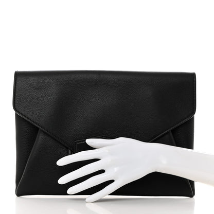 Givenchy Sugar Goatskin Medium Antigona Envelope Clutch Black Black 2 of 7