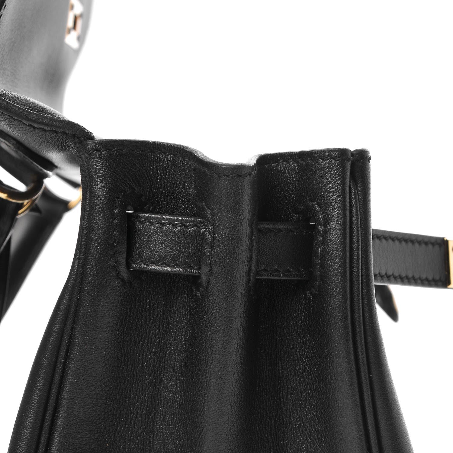 Hermes Swift Kelly Retourne 25 Black 25 of 34