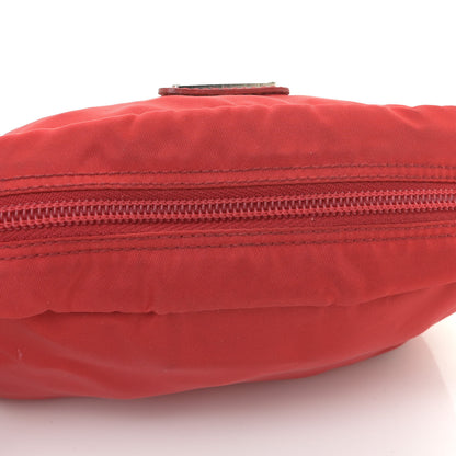 Prada Tessuto Nylon Vela Cosmetic Pouch Rosso 10 of 10