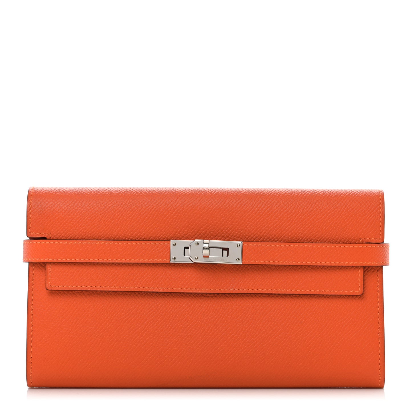 Epsom Kelly Longue Wallet Orange