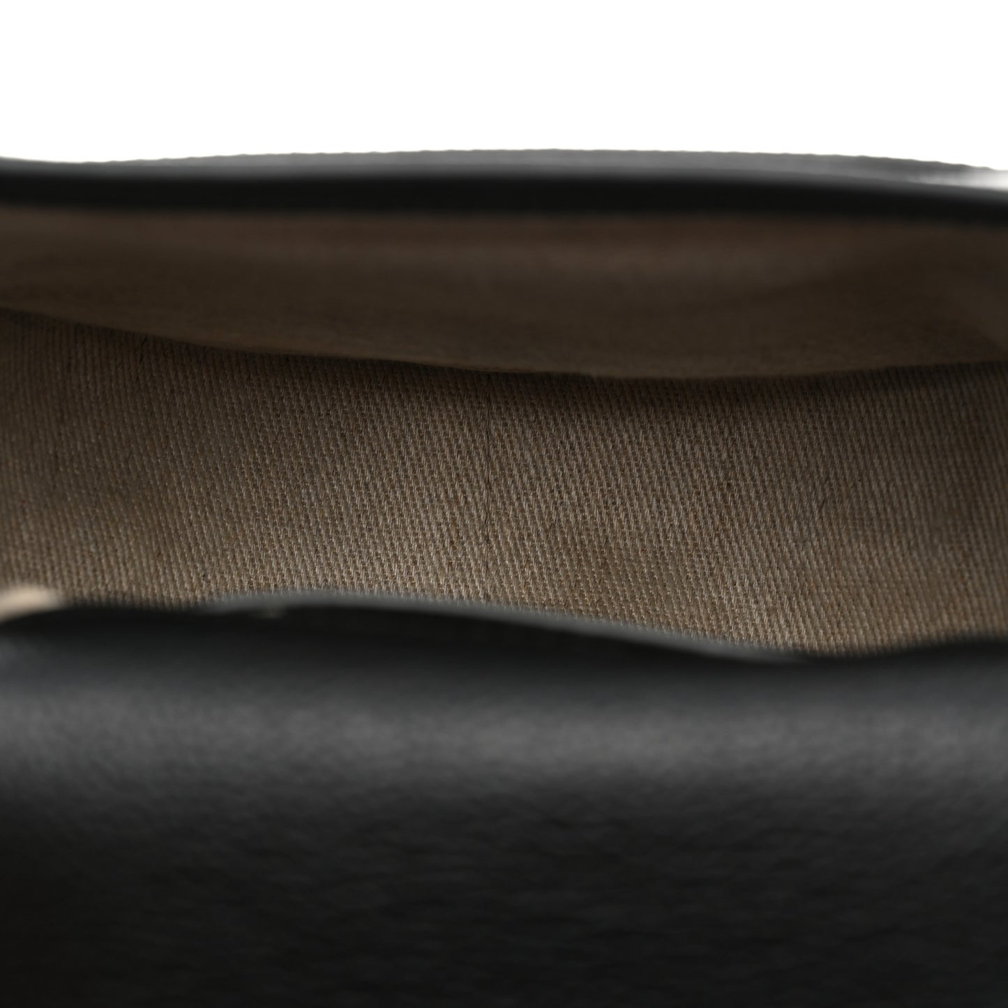 Grained Calfskin Small Marcie Saddle Bag Black