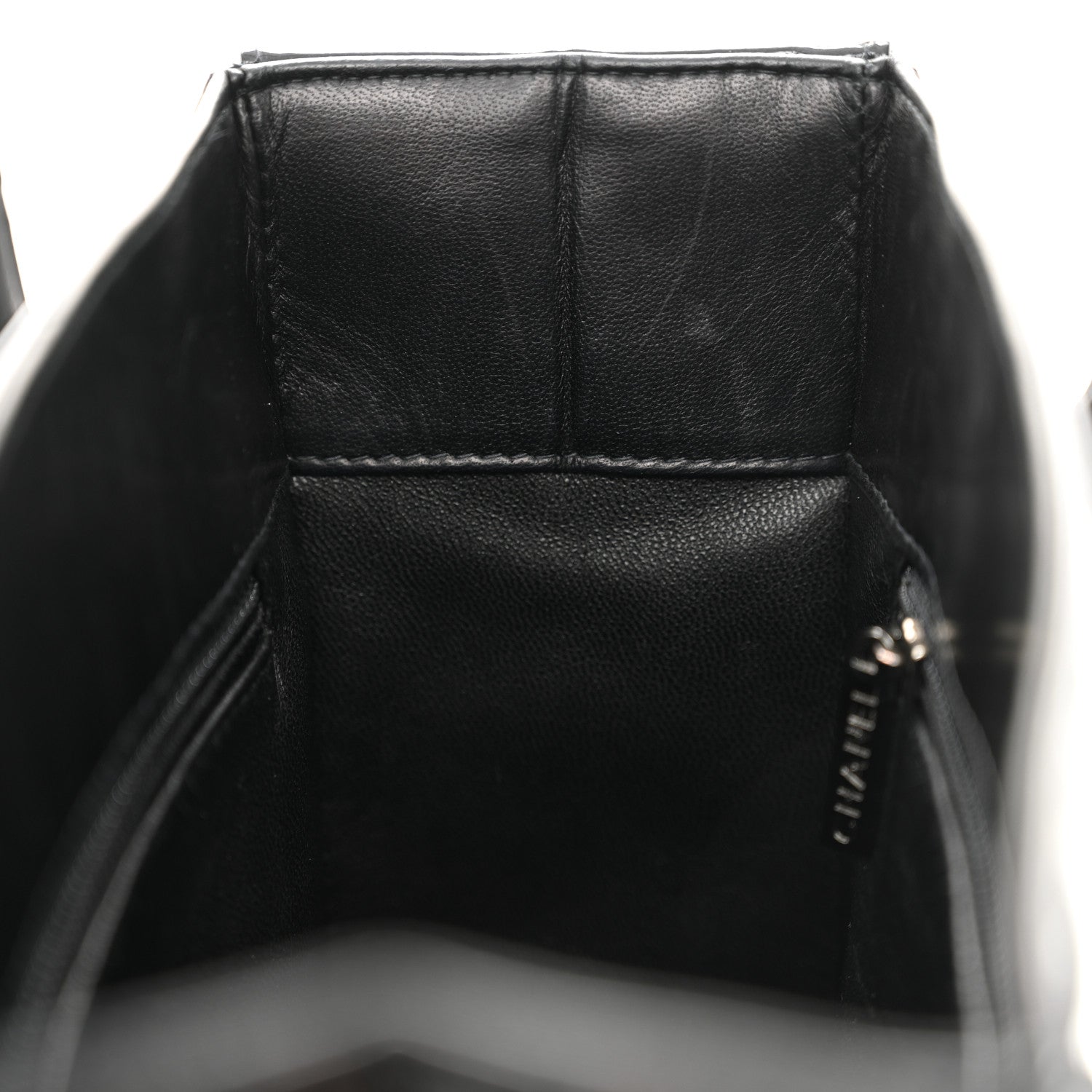 Chanel Patent Chocolate Bar Quilted Tote Black 11 of 11