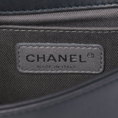 Chanel Velvet Quilted Small Boy Flap Green 6 of 10