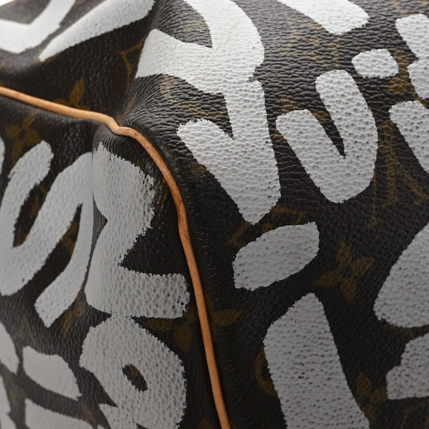 Louis Vuitton Graffiti Keepall 50 Silver 8 of 12
