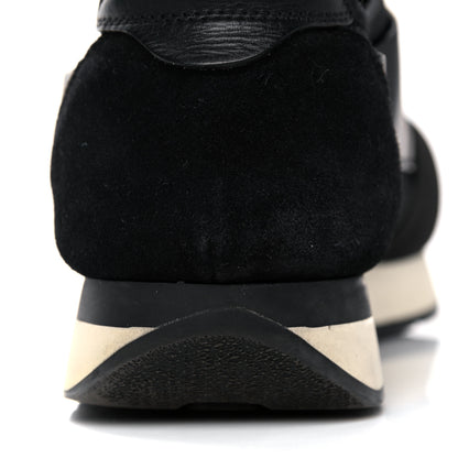 Balenciaga Mesh Calfskin Neoprene Suede Mens Race Runner Sneakers 45 Black 23 of 23