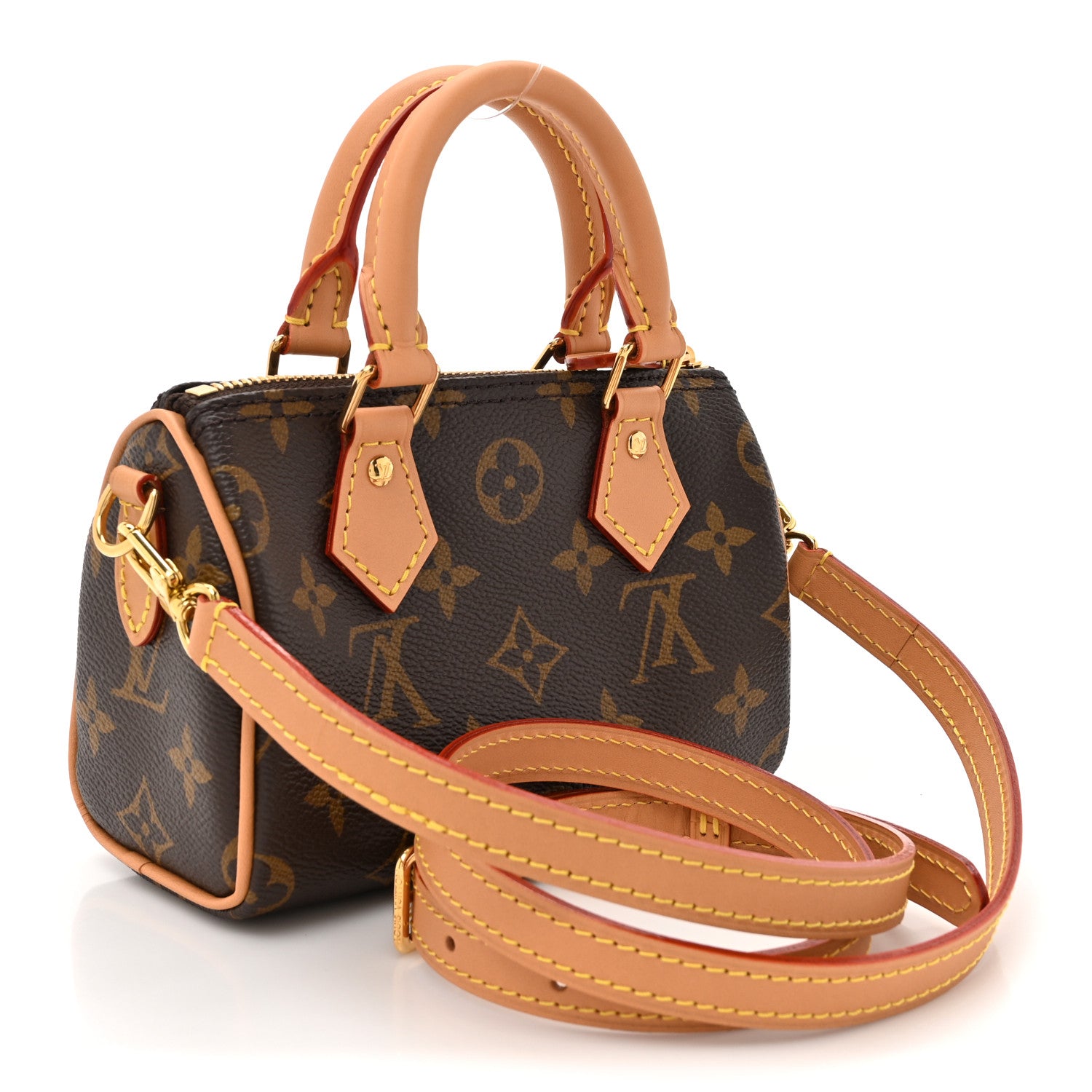 Louis Vuitton Monogram Nano Speedy Bandouliere 3 of 11