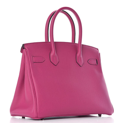 Hermes Togo Birkin 30 Rose Pourpre 3 of 38