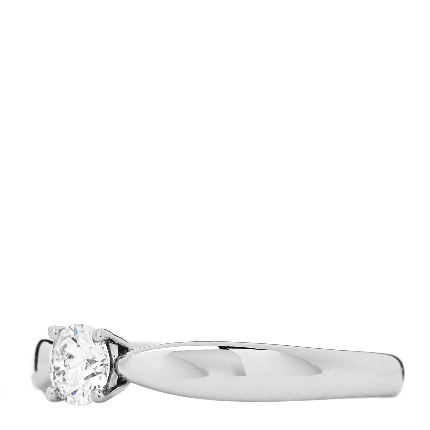 Tiffany Platinum Diamond .25ct Harmony Solitaire Engagement Ring 50 5.5 3 of 6