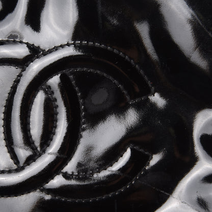 Chanel Patent CC Vanity Cosmetic Case Black 14 of 15