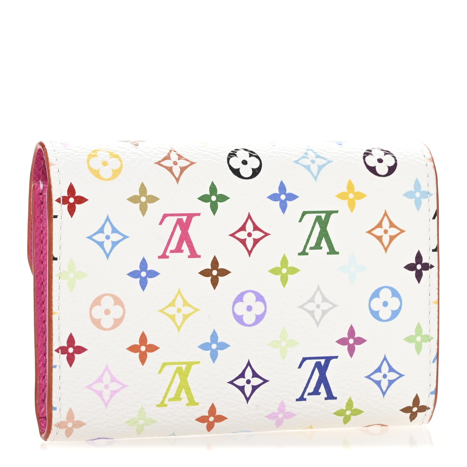 Louis Vuitton LV X TM Monogram Multicolor Rosalie Coin Purse White Kawaii Pink 3 of 9