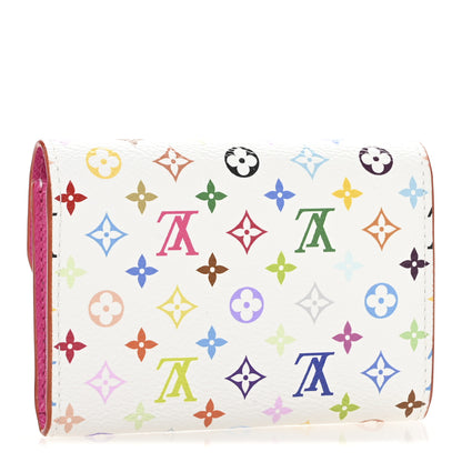 Louis Vuitton LV X TM Monogram Multicolor Rosalie Coin Purse White Kawaii Pink 3 of 9