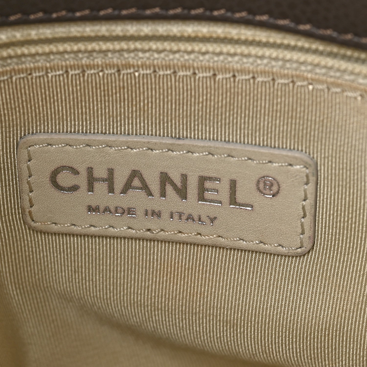 Chanel Caviar Quilted Timeless CC Shopping Tote Grey 6 of 11