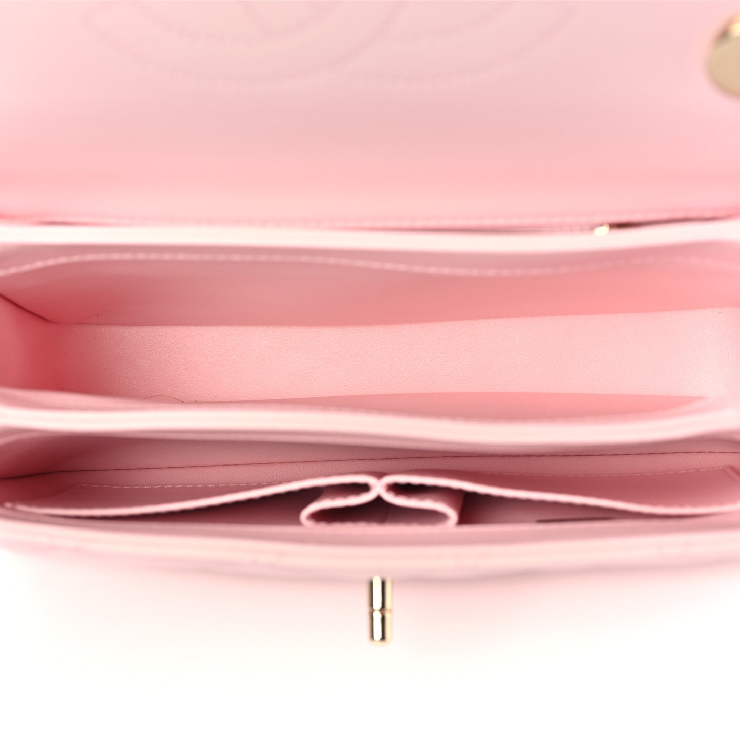 Lambskin Quilted Small Trendy CC Flap Dual Handle Bag Light Pink