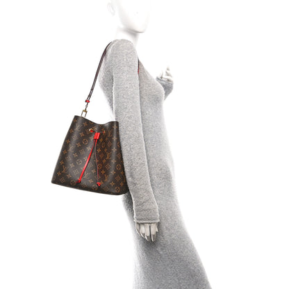 Louis Vuitton Monogram Neonoe MM Coquelicot 2 of 12