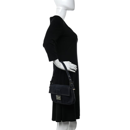 Fendi Denim Baguette Blue 2 of 10