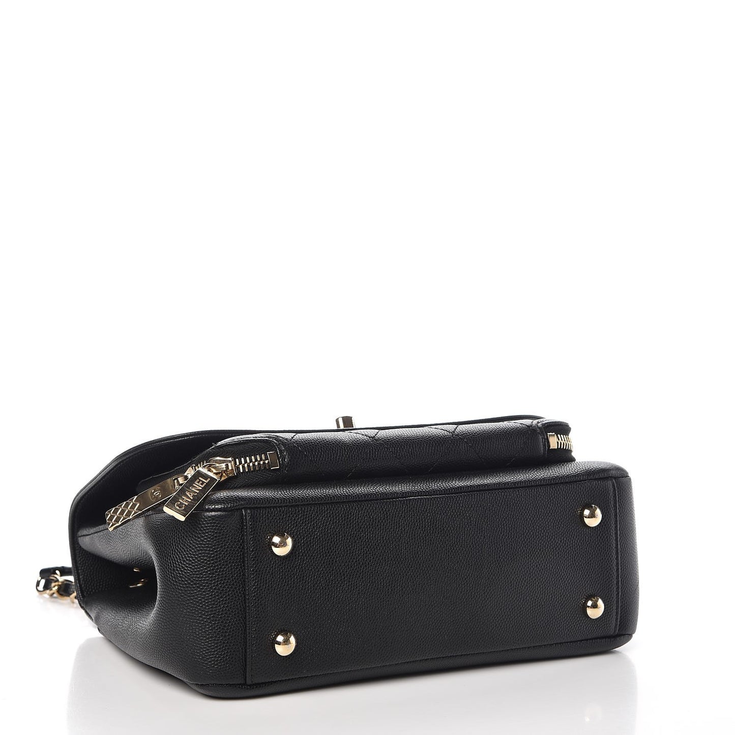 Caviar Quilted Medium Business Affinity Flap Black