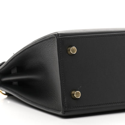 Hermes Swift Kelly Padded Sellier 25 Black 9 of 13