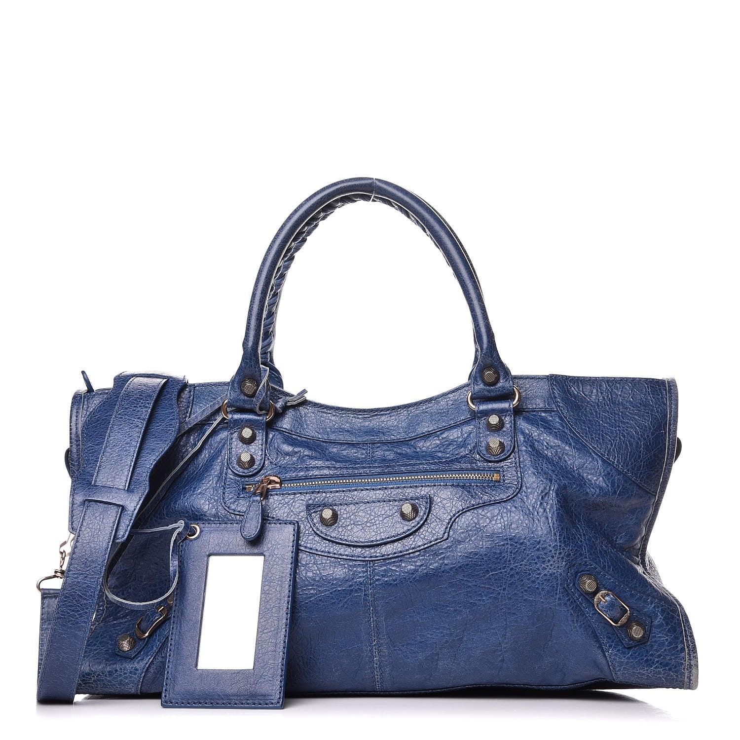Balenciaga Agneau Giant 12 Rose Gold Hardware Part Time Bleu Cobalt Bleu Electric 1 of 15