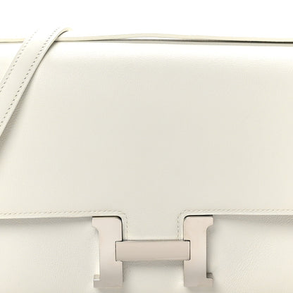 Hermes Evergrain Constance Elan 25 White 8 of 10