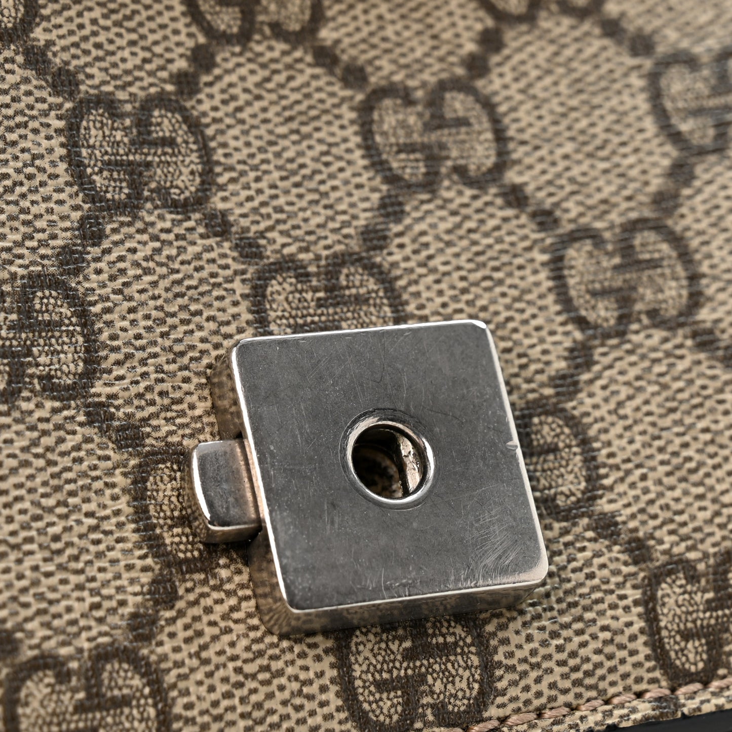 GG Supreme Monogram Small Dionysus Shoulder Bag Black