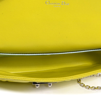 Christian Dior Lambskin Cannage Miss Dior Promenade Pouch Vert Acide 5 of 7