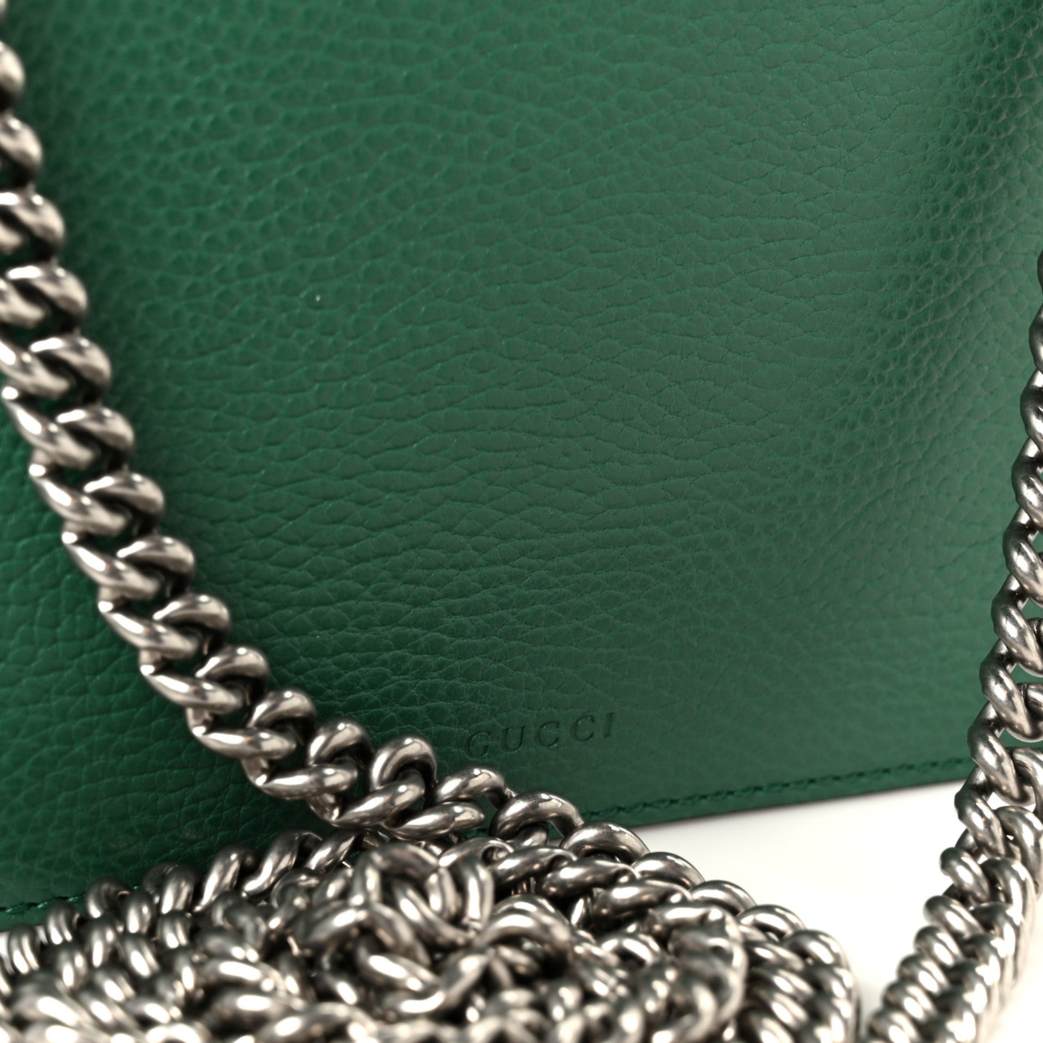 Gucci Calfskin Mini Dionysus Shoulder Bag Emerald 9 of 12