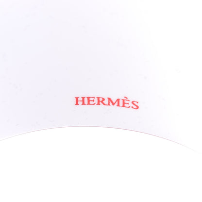 Hermes Lacquered Wood Assam Bracelet S Rouge Pivoine White 4 of 5