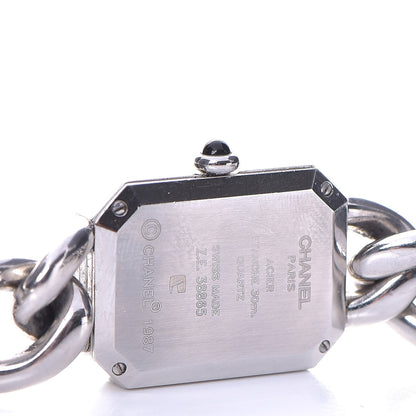 Chanel Stainless Steel Diamond Bezel Mother of Pearl 16mm Chain Premiere Quartz Watch S 5 of 6