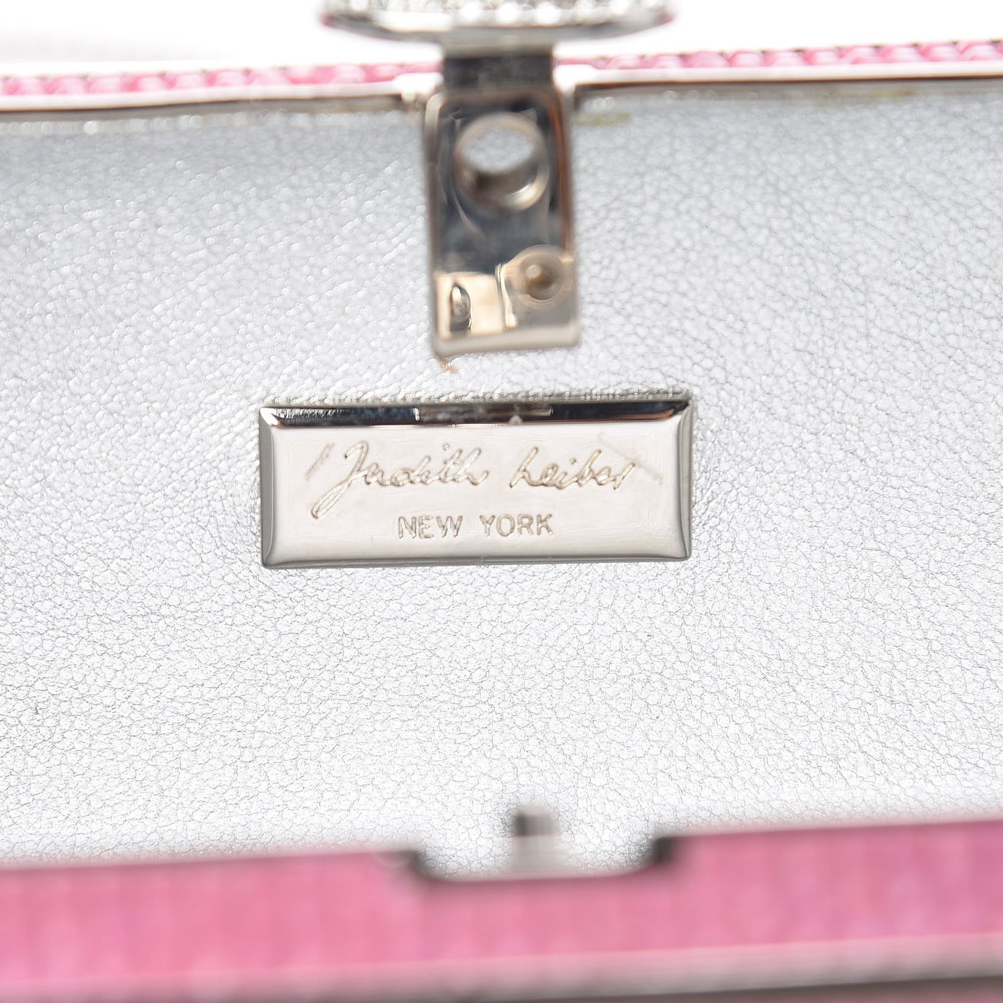 Swarovski Crystal Minaudiere Clutch Pink