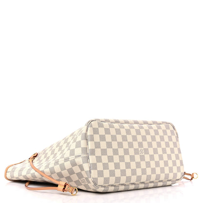 Louis Vuitton Damier Azur Neo Neverfull MM Rose Ballerine 5 of 12