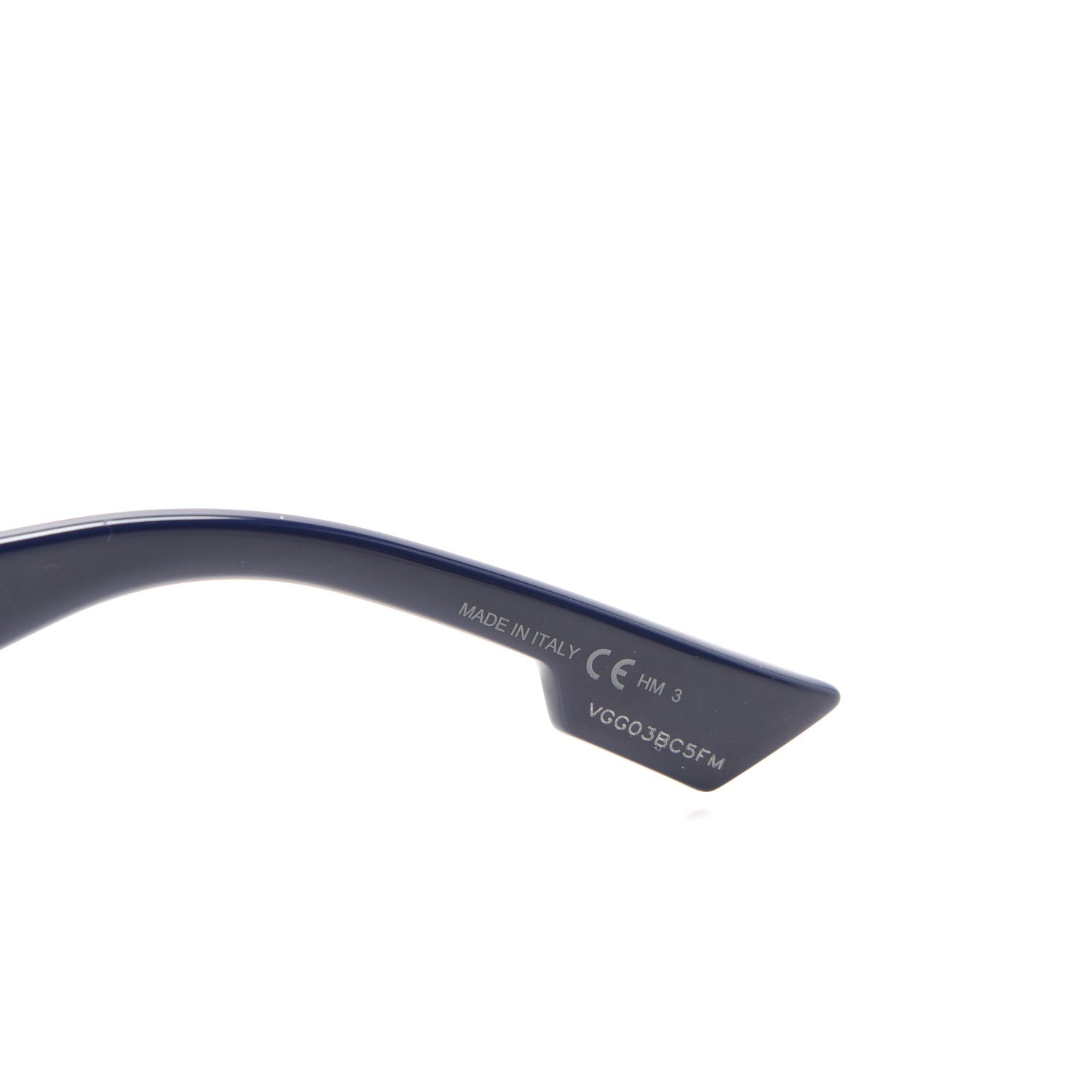 Christian Dior Acetate Oblique Oval Sunglasses Navy 5 of 7