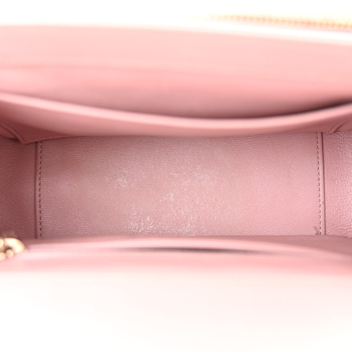 Caviar Quilted Small Business Affinity Flap Light Pink